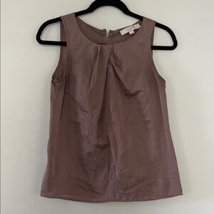LOFT | Women's Brown Sleeveless Blouse